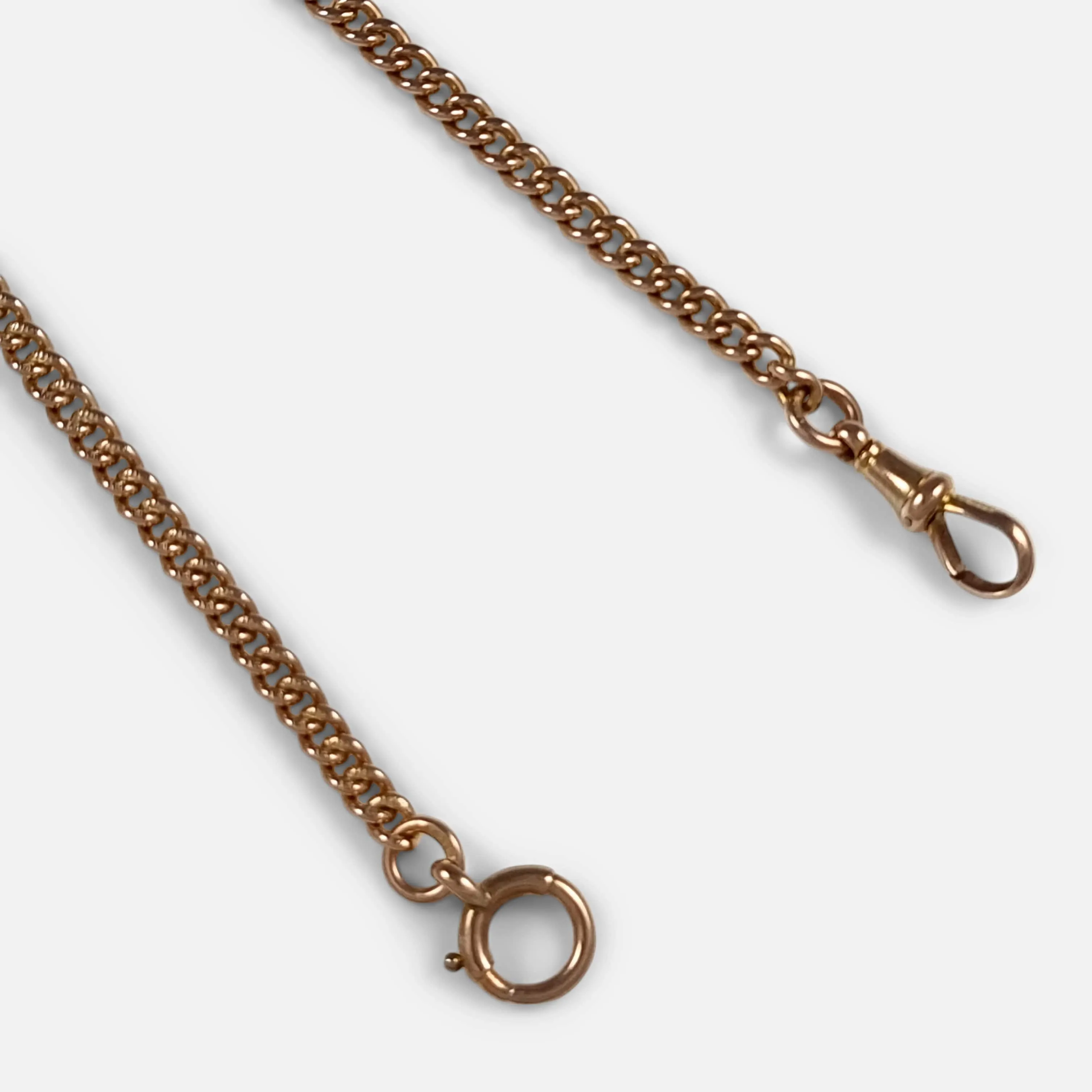 9ct Yellow Gold Albert Watch Chain, 22.0 grams