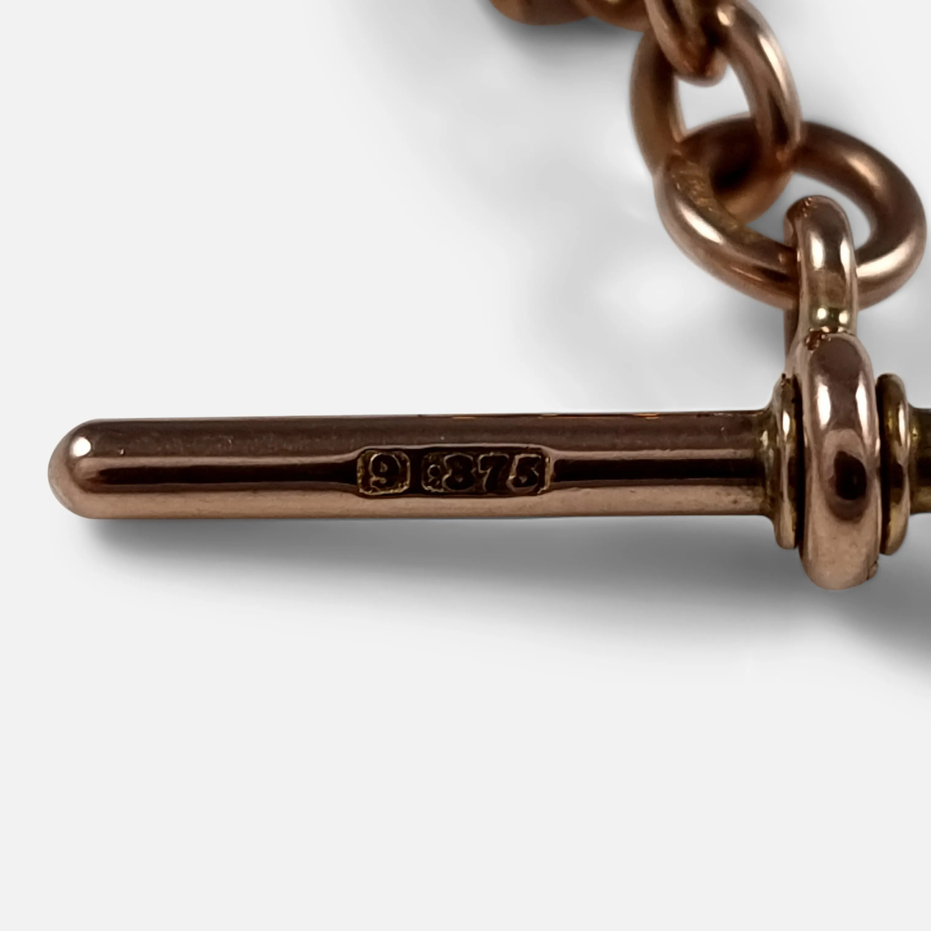 9ct Yellow Gold Albert Watch Chain, 22.0 grams