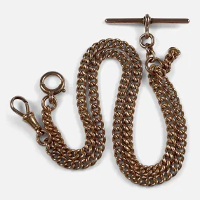 9ct Yellow Gold Albert Watch Chain, 22.0 grams