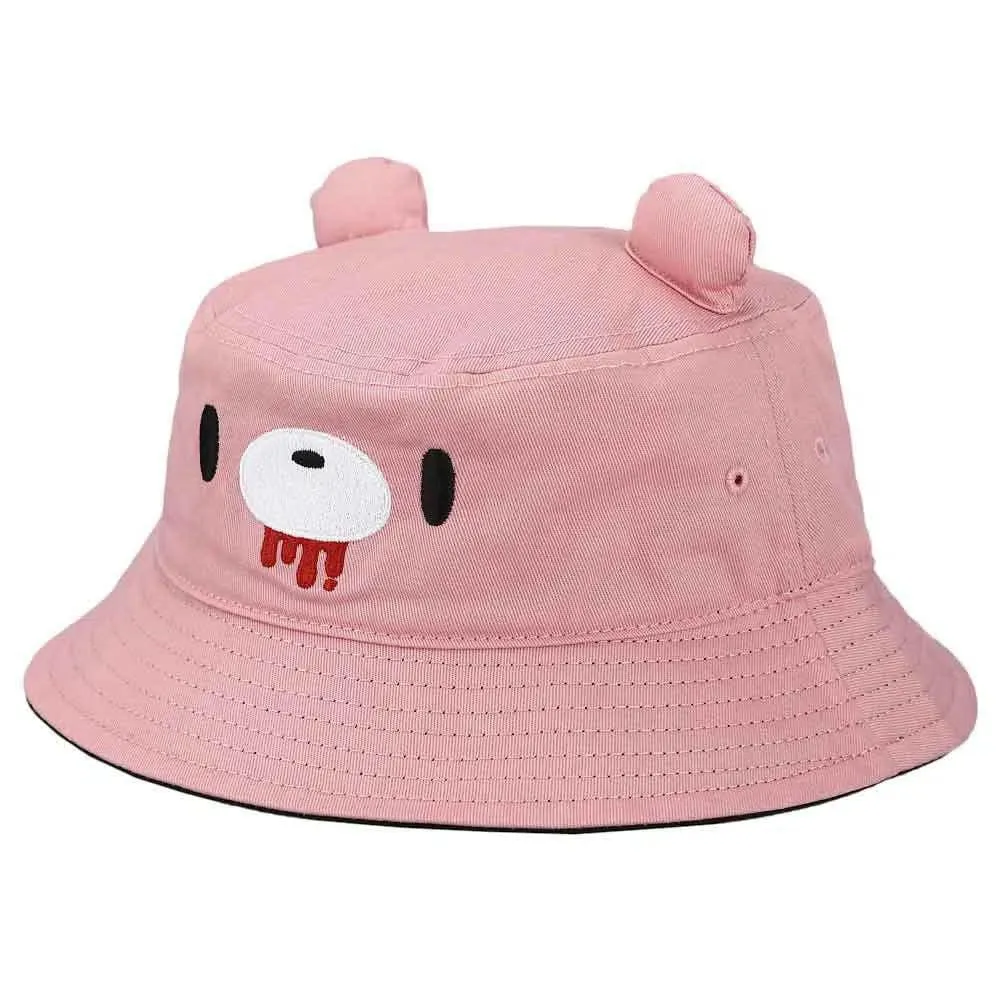 Gloomy Bear - Big Face 3D Ears Bucket Hat (Pink) - Bioworld