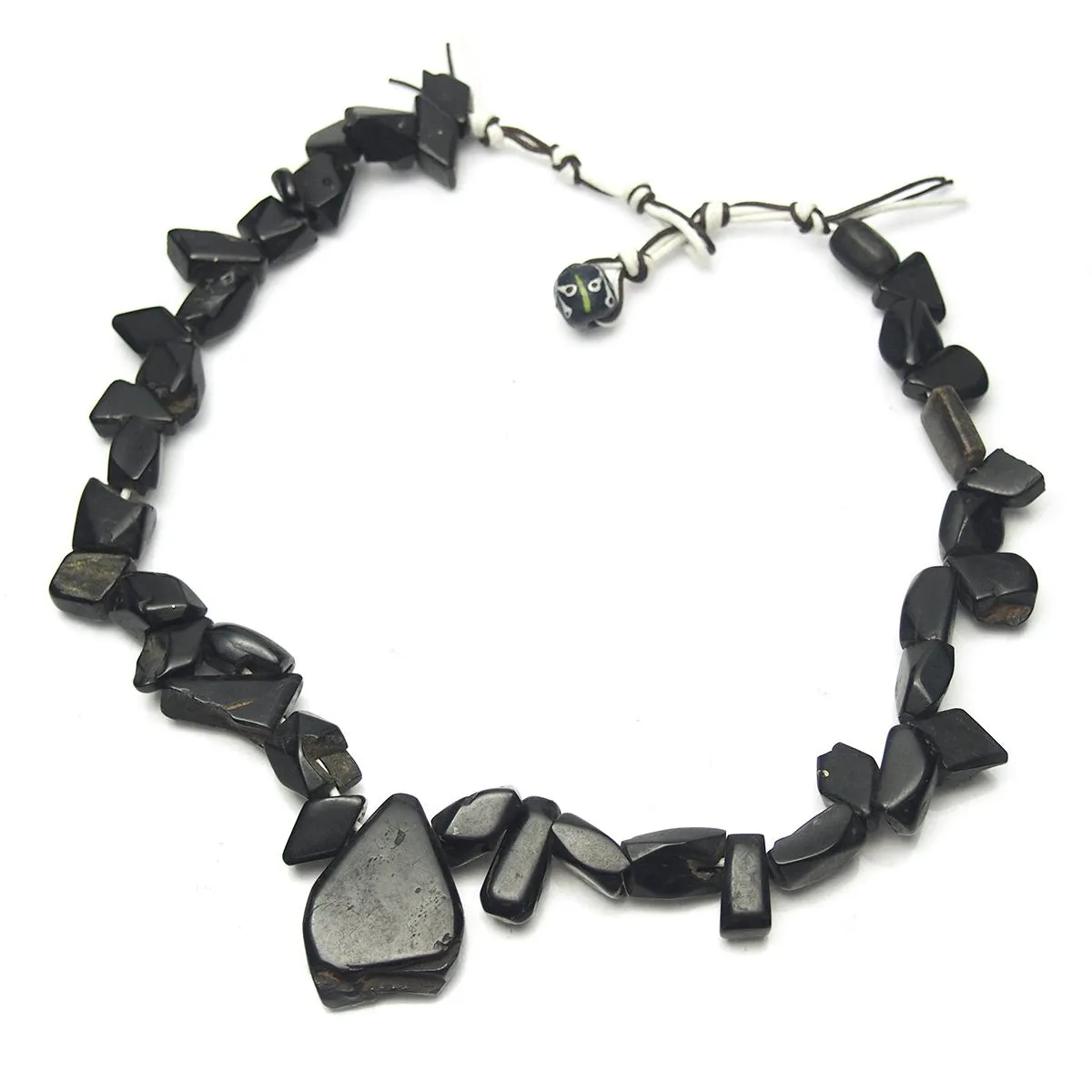Jet Heirloom Talismanic Strand Necklace 3