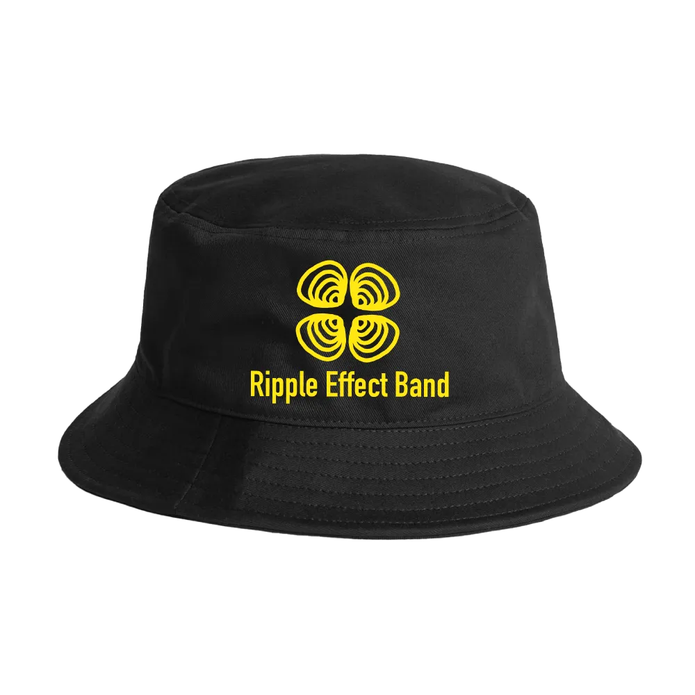 Ripple Effect / Black Bucket Hat