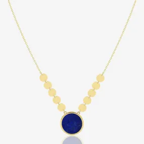 Tigri Lunas Necklace in Lapis Lazuli